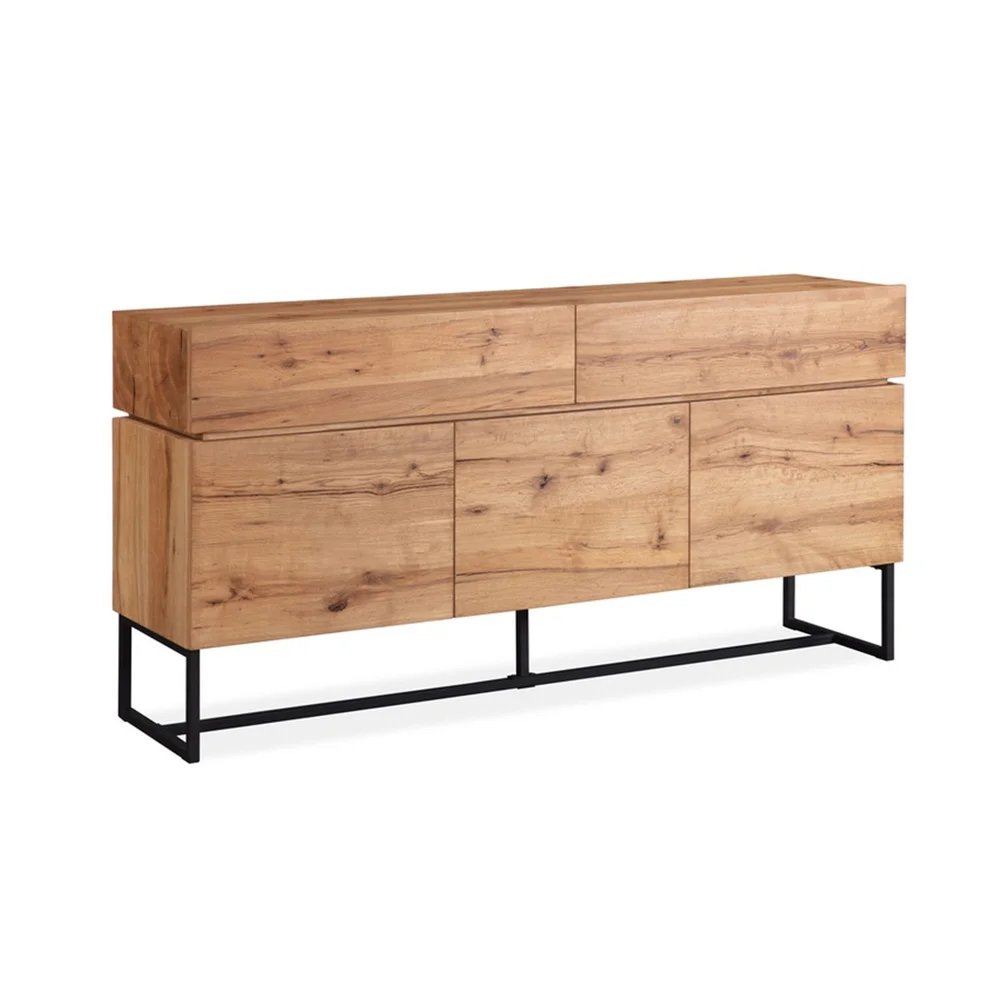 Skjenk HOME4YOU Byron 160x41x80 cm eik v:1111201
