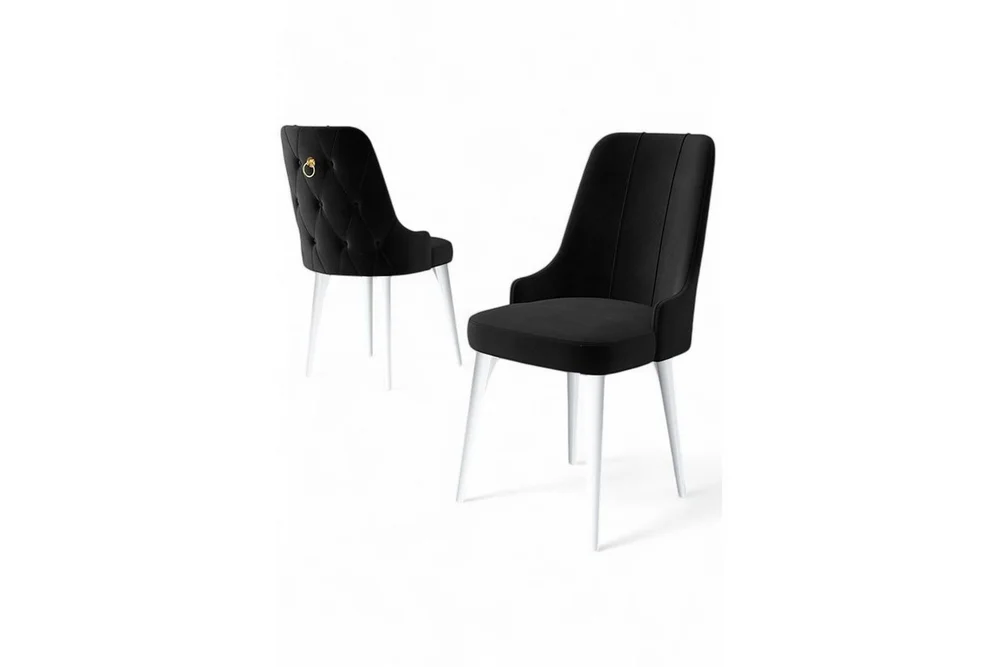 Spisestol Jebi Svart / Hvit v:7867222