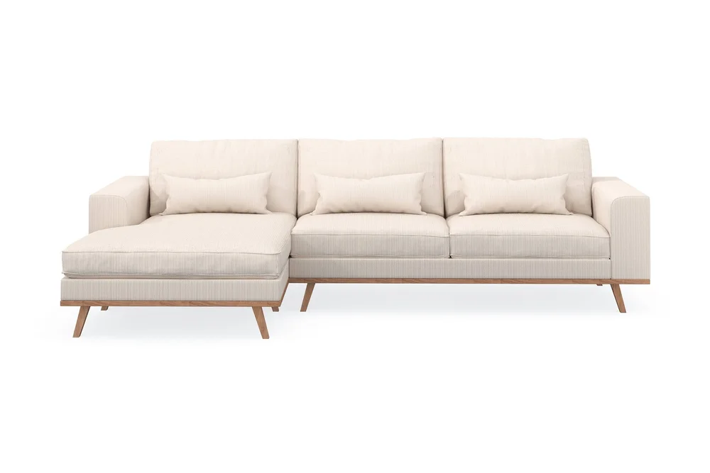 Copenhagen 4-seters Venstrevendt L-formet Divansofa i Manchester v:7566838