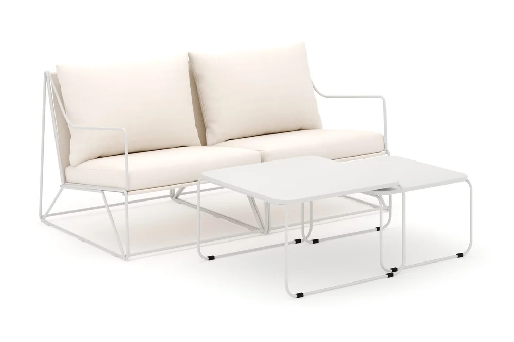 Usteryd 2-seters loungesofa med settbord v:9491736 Usteryd 2-seters loungesofa med settbord v:9491736