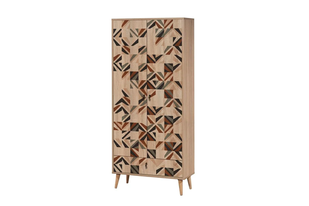 Bertoaria Garderobe 80×190 cm Brun v:7269528 Bertoaria Garderobe 80×190 cm Brun v:7269528