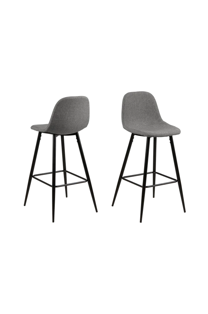 Barstol 2-pk Emelie – Svart m v:9161187
