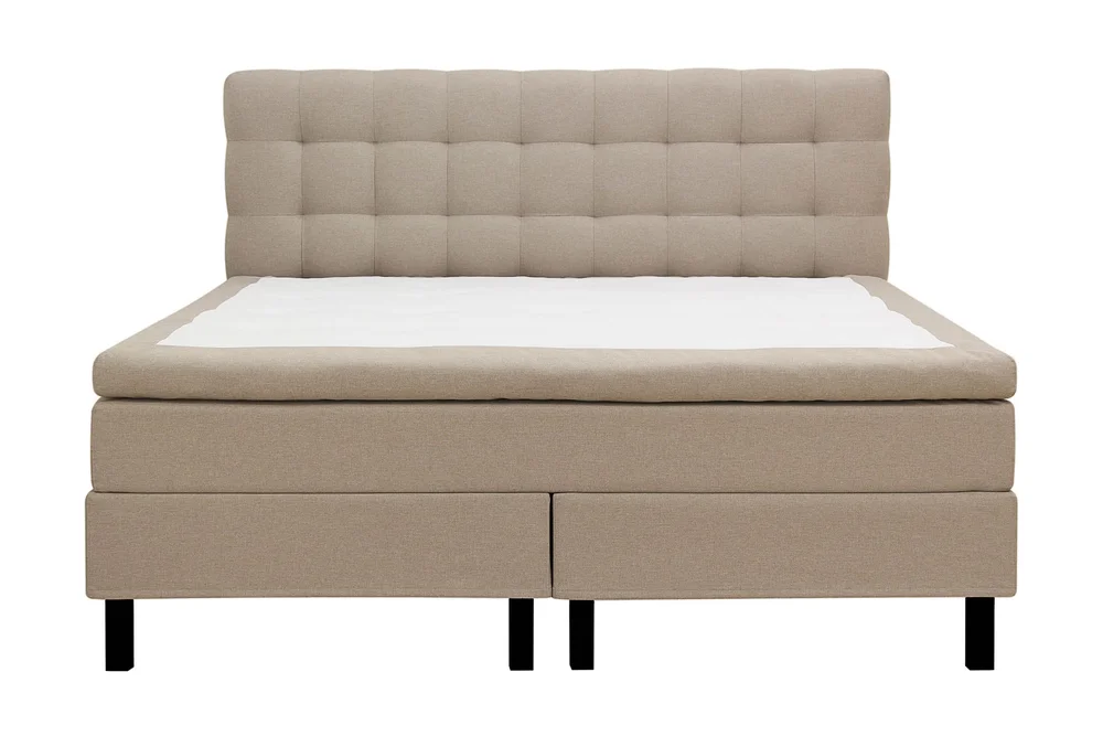 HVILA Classic komplett sengepakke 160x200 cm kontinentalseng med rutet sengegavl v:4276179
