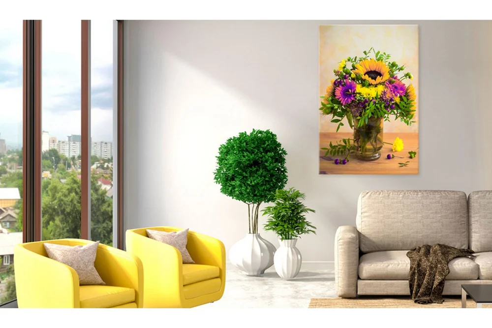 Tavle Flowery Charm 60X90 v:5035382