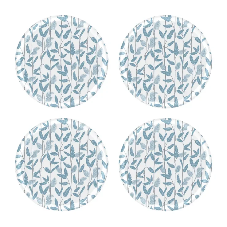 Mougli Blue glassbrikke Ø 11 cm 4-pakning v:8507892
