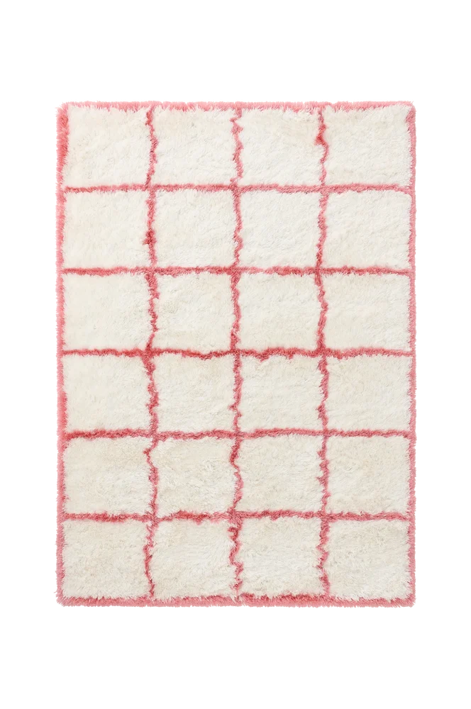 Flossteppe Potenza Check - Rosa - Tepper | m v:2427003