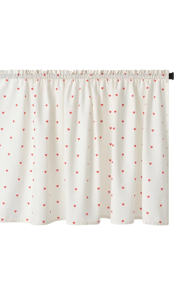 Kafégardin Julia – Rød – Tekstiler | m v:7515334