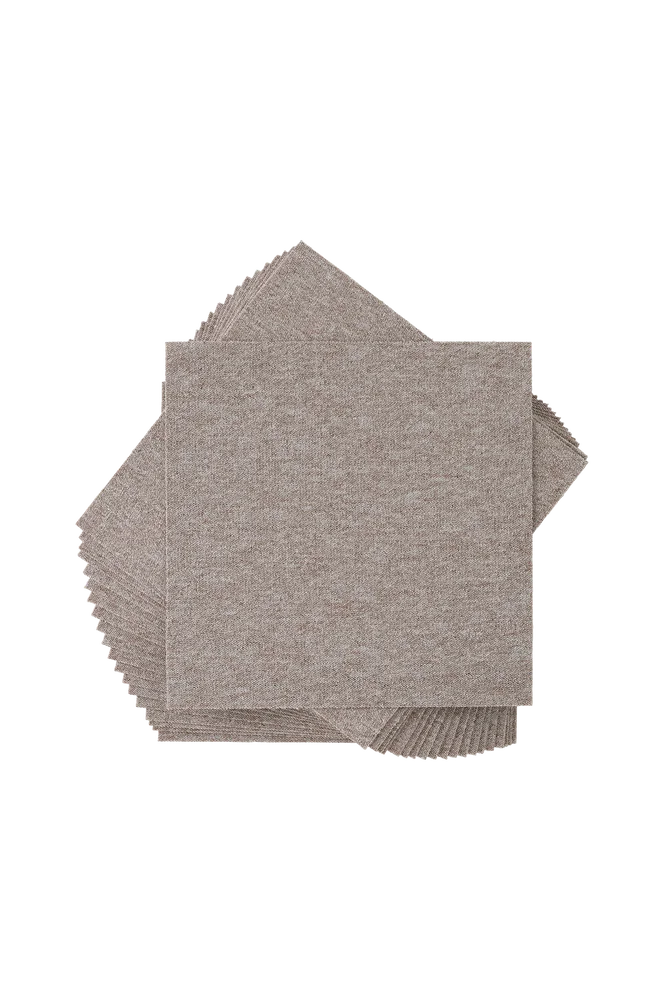Tekstilfliser teppe 20-pakning – Beige – Tepper | m v:1658784