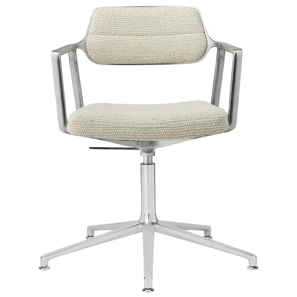 453+ Svingstol, Polert Aluminium / Wavy Off-white v:8602570 453+ Svingstol, Polert Aluminium / Wavy Off-white v:8602570