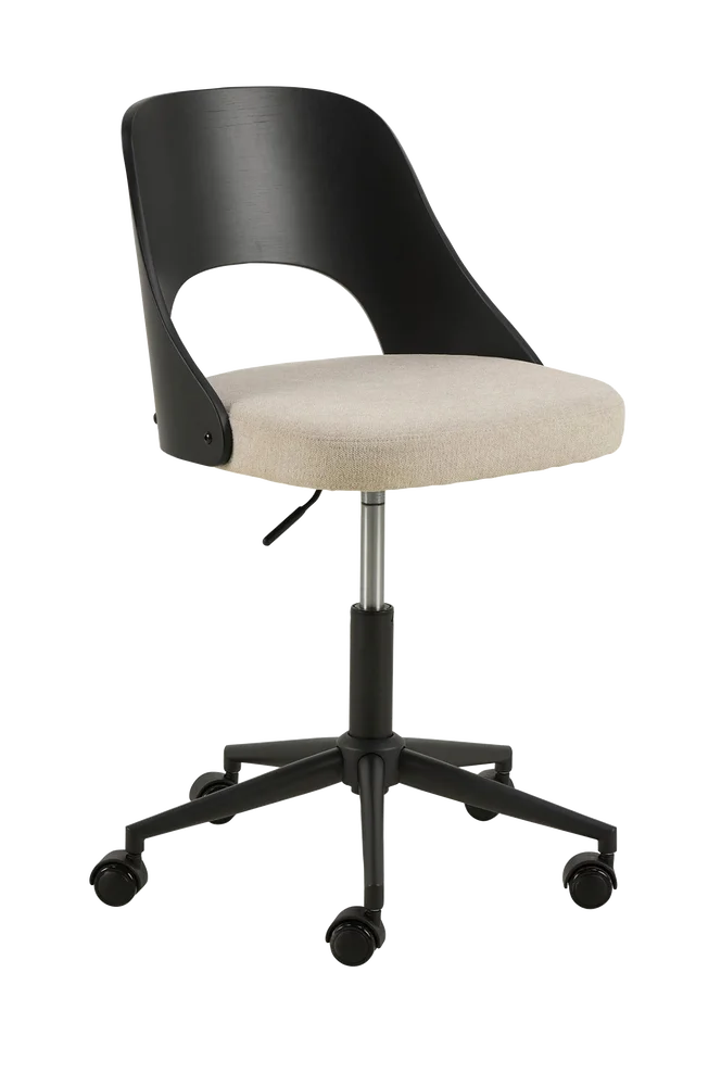 Lucy skrivebordsstol – Beige m v:3212452 Lucy skrivebordsstol – Beige m v:3212452