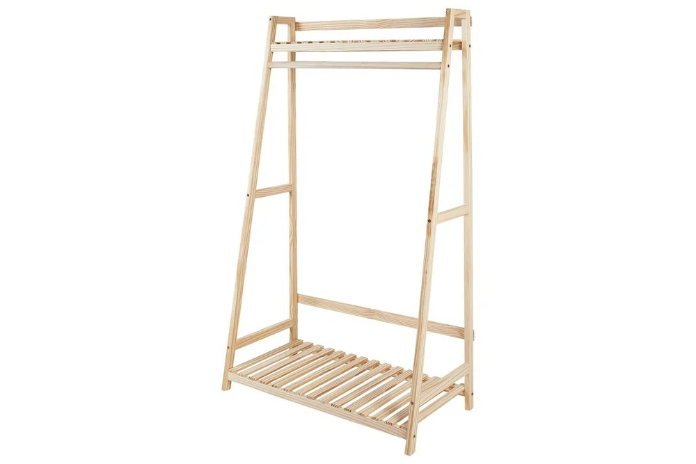 Klädhängare Beliani Baker Light colored wood v:1669211 Klädhängare Beliani Baker Light colored wood v:1669211