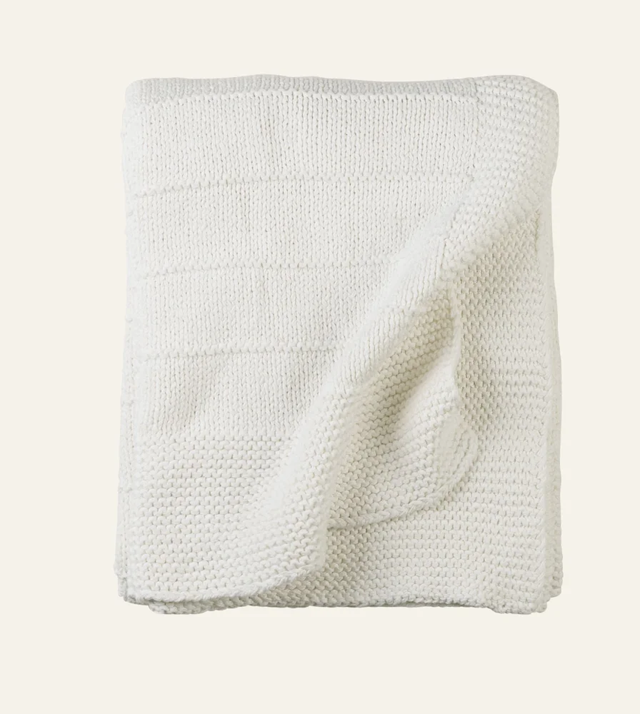 Pledd hvit – 130×170 cm v:9260289