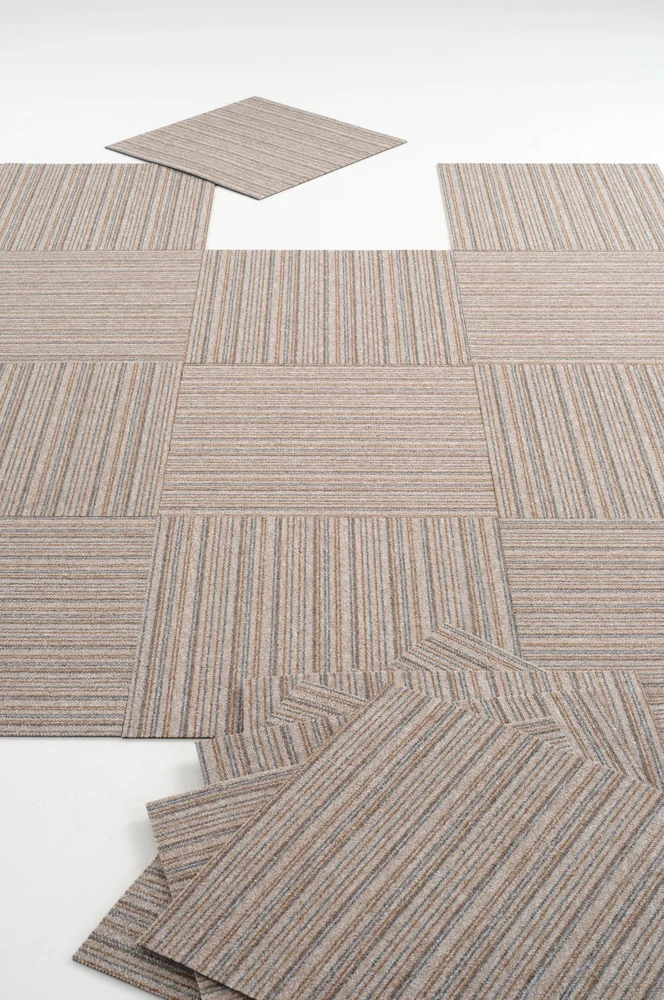 SIERRA tekstilfliser med 20-pakk - Beige - Tepper | m v:5994332