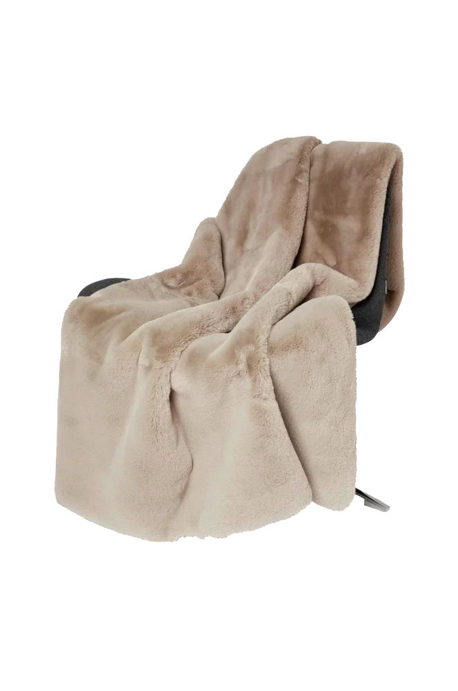 Pledd Fluffy - Beige - Tekstiler | m v:1325970