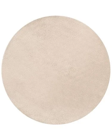 Shaggy gulvteppe DEMRE Beige ø 140 cm v:1102620 Shaggy gulvteppe DEMRE Beige ø 140 cm v:1102620