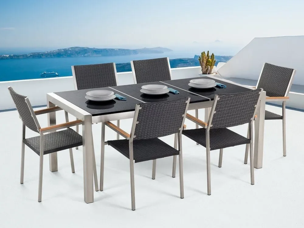 Grosseto Hagegruppe Med Bord + 6 Stoler v:7876372