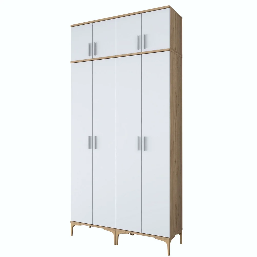 Hallstativ Wallxpert Fenn EA161 (120 x 240 x 37,5 cm) valnøtt hvit v:3576825