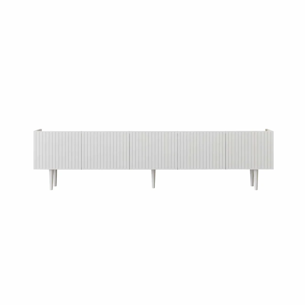 TV-benk Nordure Capella (180 x 50 x 29 cm) Hvit v:6690031