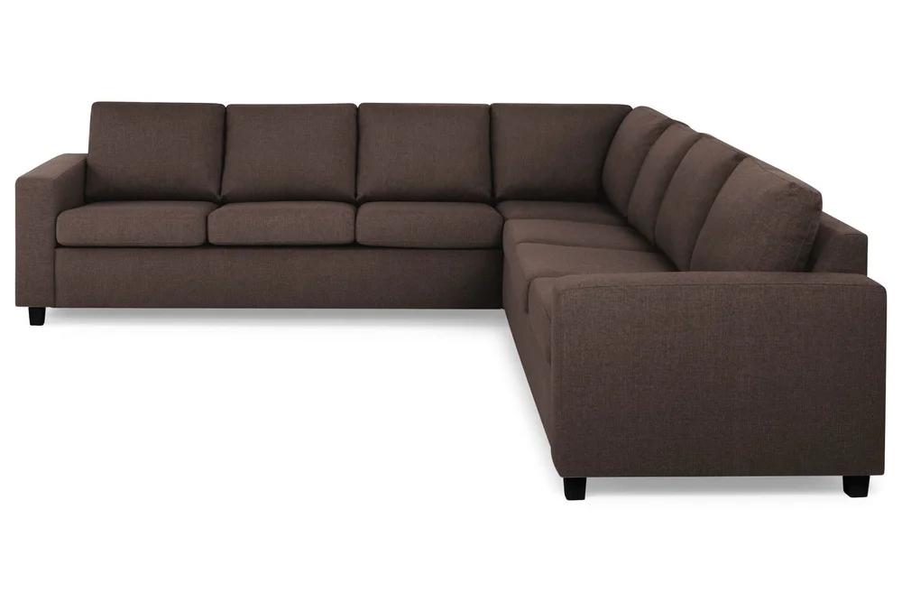 Crazy 6-seters Vendbar L-formet X-Large Hjørnesofa i Stoff v:9623224