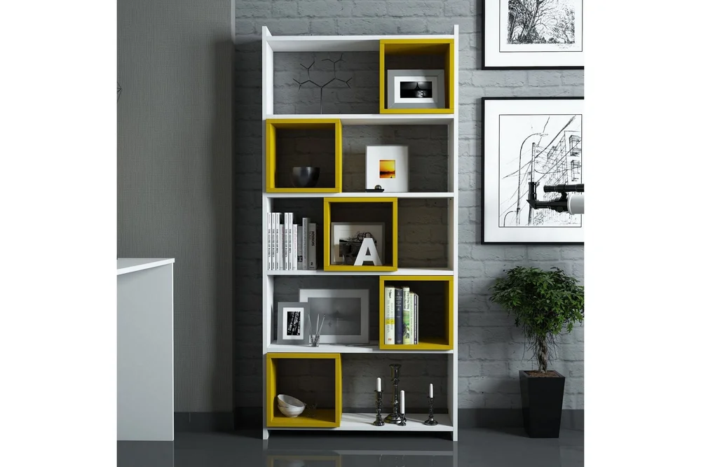 Hovdane Skrivebord 120 cm med Oppbevaring + Vegghylle + v:9500908