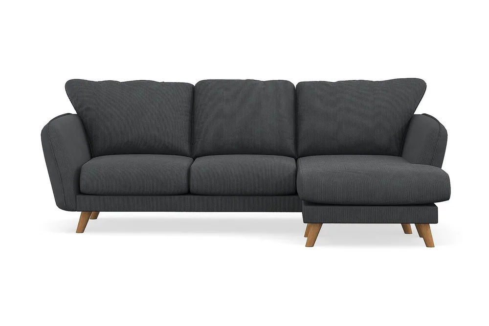Trend Lyx 3-seters Høyrevendt L-formet Sjeselongsofa i Manchester v:2890318