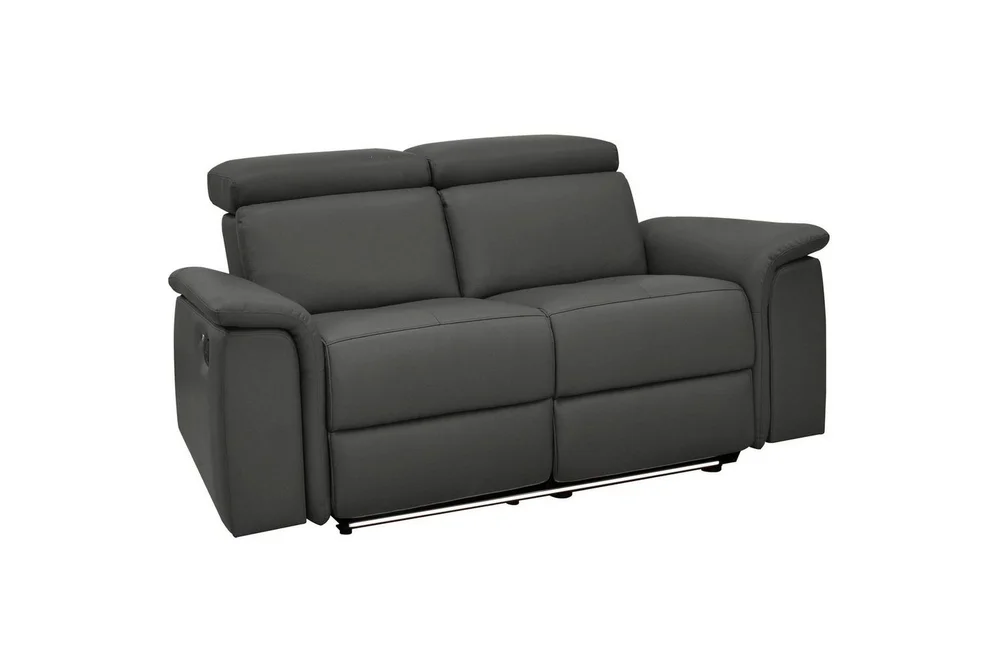 Sofa 2-seter Pareli Svart, PU, Elektrisk recliner v:4008048