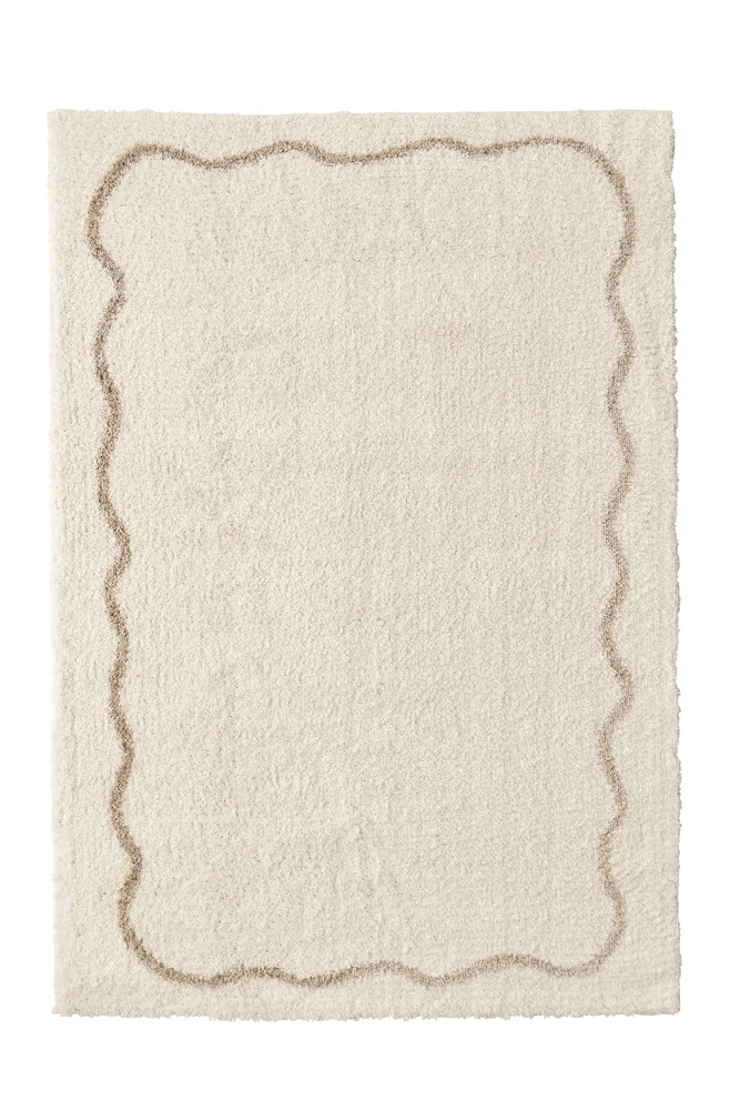 Flossteppe Lugo Wave – Beige – Tepper | m v:3386216 Flossteppe Lugo Wave – Beige – Tepper | m v:3386216