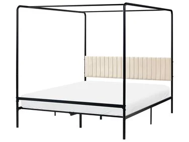 Himmelseng Metall MIRABEAU 160 x 200 cm Svart v:3968362 Himmelseng Metall MIRABEAU 160 x 200 cm Svart v:3968362