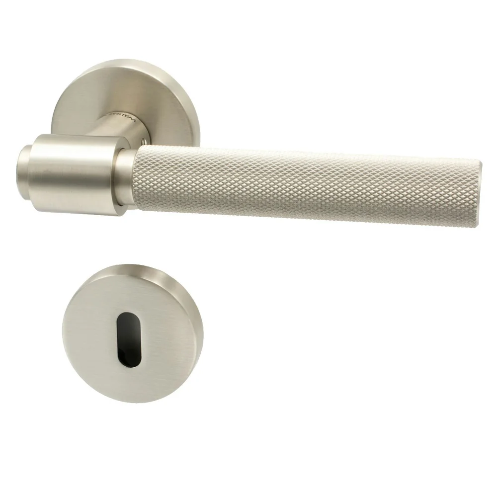 Helix 200 Euro Standard Dørhåndtak med Nøkkelhull, Stainless Look v:9386973