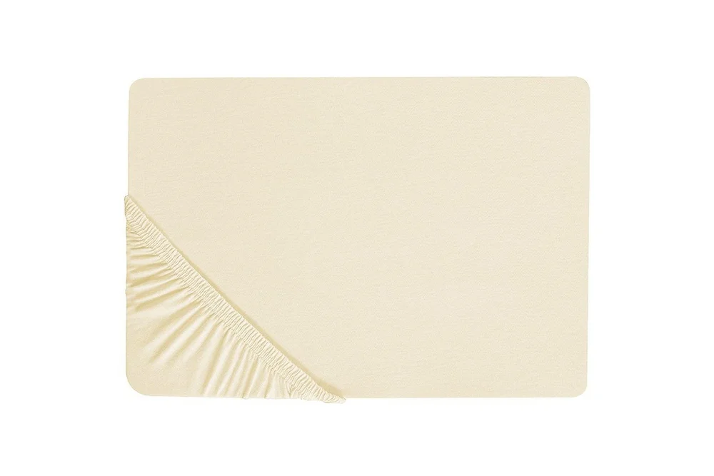 Laken med strikk Janbu Beige, 160x200 cm v:1941716