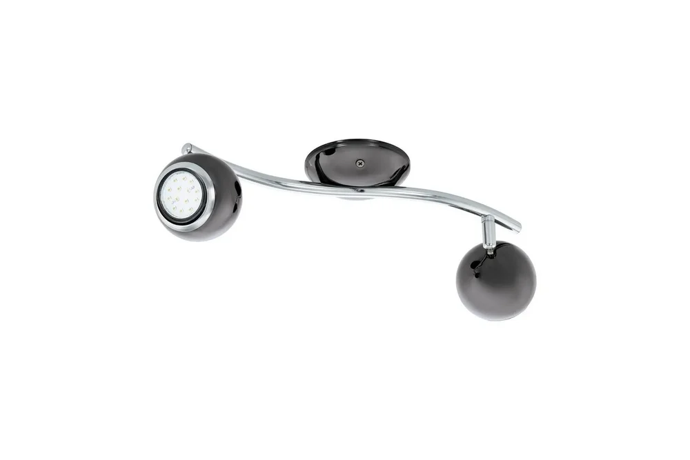 Spotlight Eglo Bimeda med 2 Lamper Nikkel-Nero, Krom v:9055086 Spotlight Eglo Bimeda med 2 Lamper Nikkel-Nero, Krom v:9055086