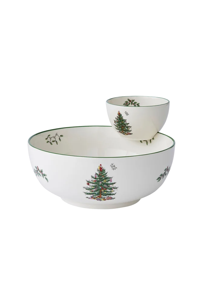 Skål Chip n Dip Christmas Tree - Hvit - Kjøkken & husholdning | m v:4121698