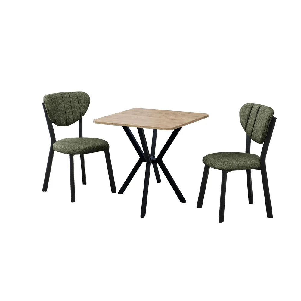 Krylor spisegruppe bord 70 cm + 2 stoler v:9918002
