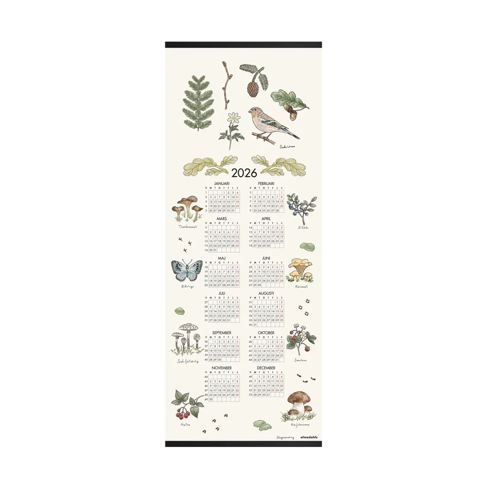 Skogsvandring kalender 2026 v:7442075 Skogsvandring kalender 2026 v:7442075