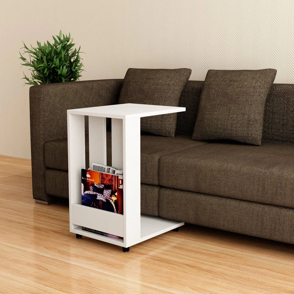 Lite bord Edi – Hvit m v:6469701 Lite bord Edi – Hvit m v:6469701
