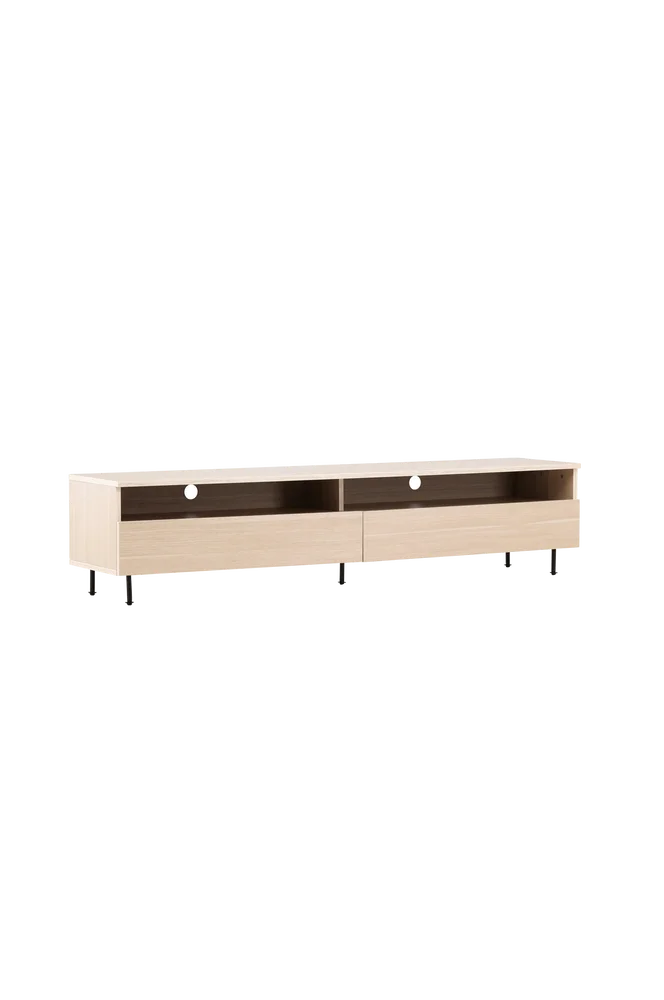 Tv-benk Navarra - Hvit m v:3012729