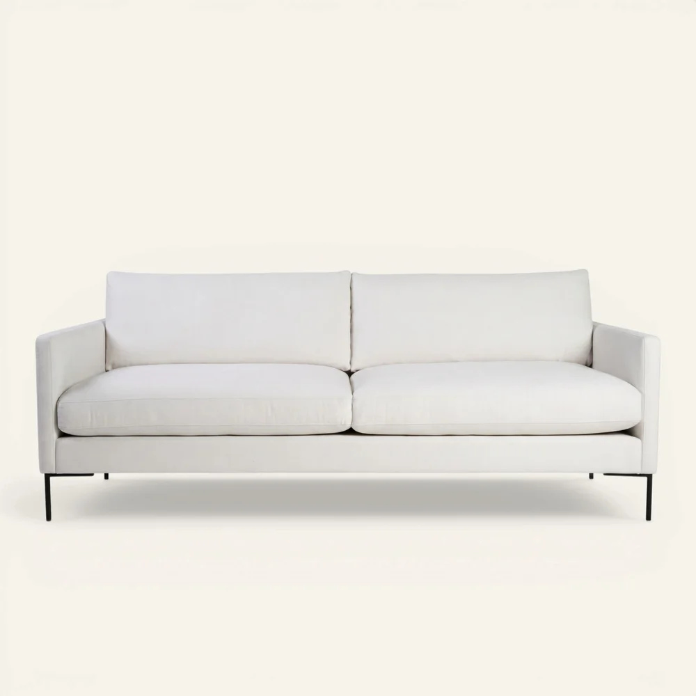 3 seter sofa hvit – 227x100x83 cm v:3206343