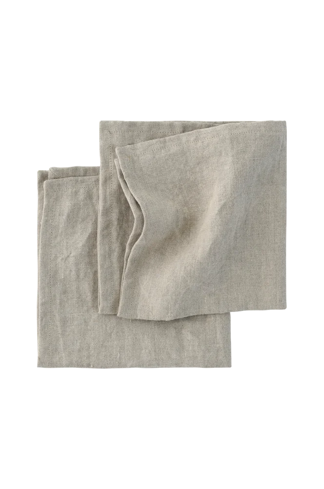 Serviett Linn 2-pk i 100% lin – Beige – Tekstiler | m v:7303402 Serviett Linn 2-pk i 100% lin – Beige – Tekstiler | m v:7303402