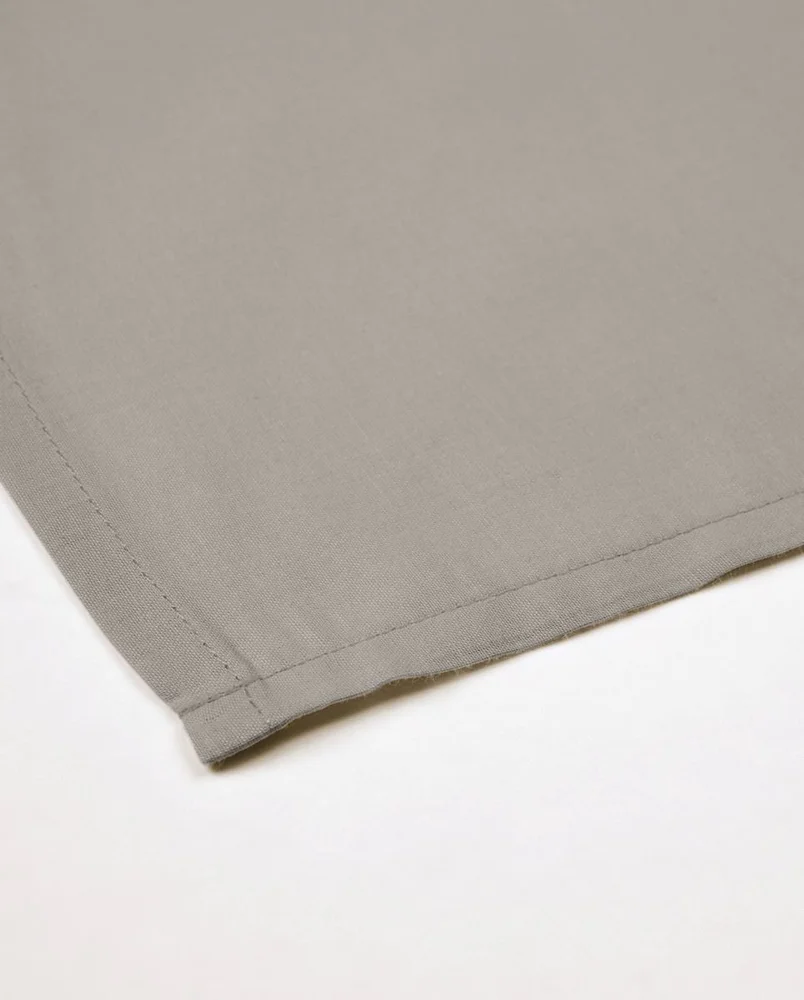 Bomullslaken lys grå – 150×260 cm v:7269391