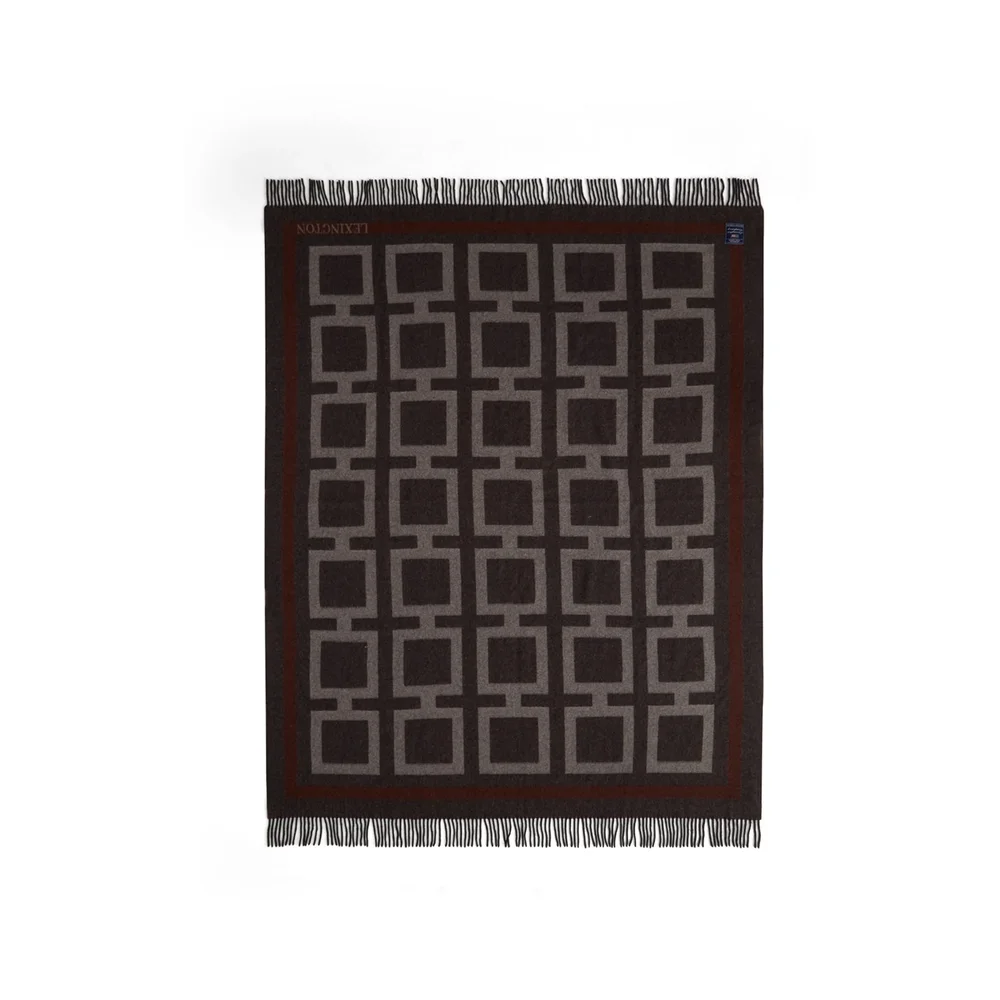 Graphic Recycled Wool pledd 130 x 170 cm v:9743665