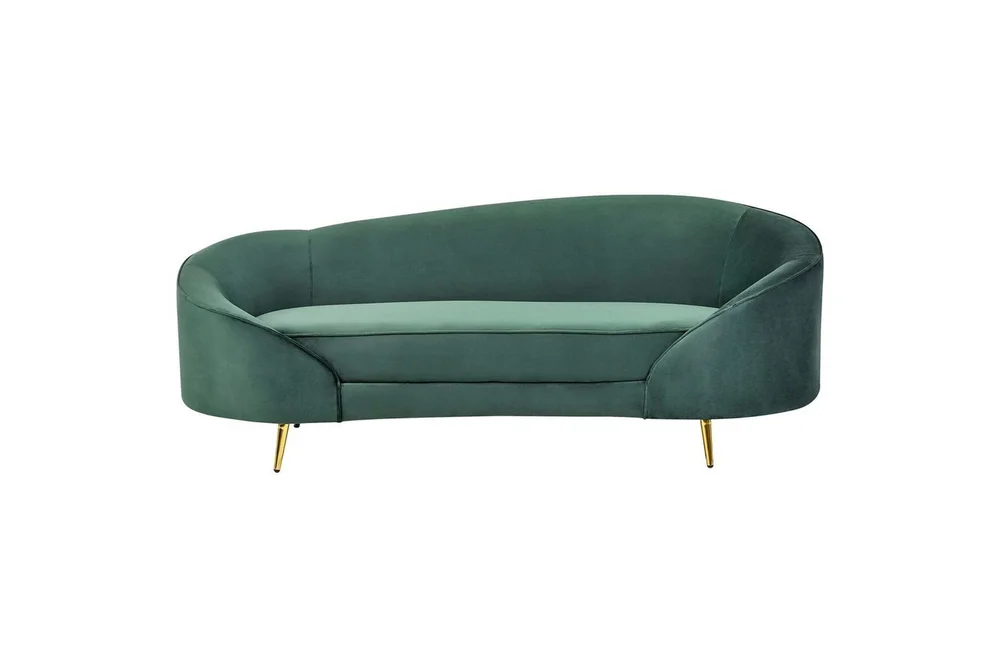 3-sitssoffa Beliani Savar Blå, Svart Dark green||GOLD v:3466804 3-sitssoffa Beliani Savar Blå, Svart Dark green||GOLD v:3466804