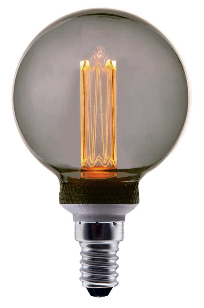 FUTURE LED SMOKEY lyskilde 80 mm E14 – Grå – Belysning | m v:7189744