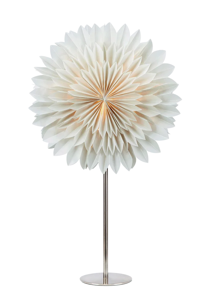 Bordstjerne SOLINA 35 cm – Sølv – Belysning | m v:220620