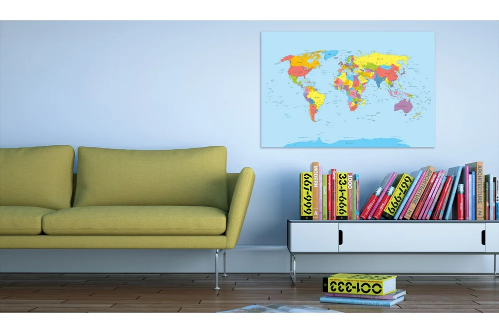 Tavle Rainbow Geography 60X40 v:5775801
