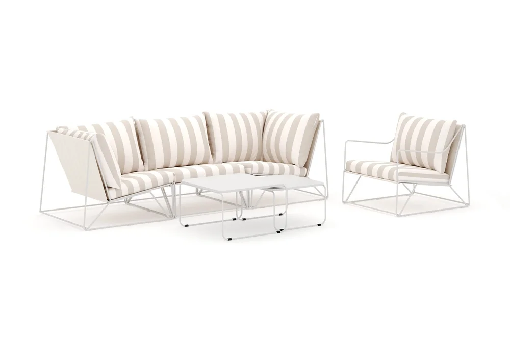 Usteryd utendørs rett 4-seters sofa med lenestol v:2876934 Usteryd utendørs rett 4-seters sofa med lenestol v:2876934