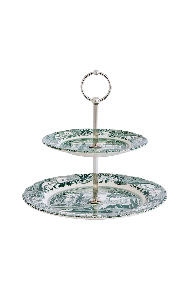 2-etasjes kakestativ Heritage Green Italian – Grønn – Kjøkken & husholdning | m v:3652555 2-etasjes kakestativ Heritage Green Italian – Grønn – Kjøkken & husholdning | m v:3652555