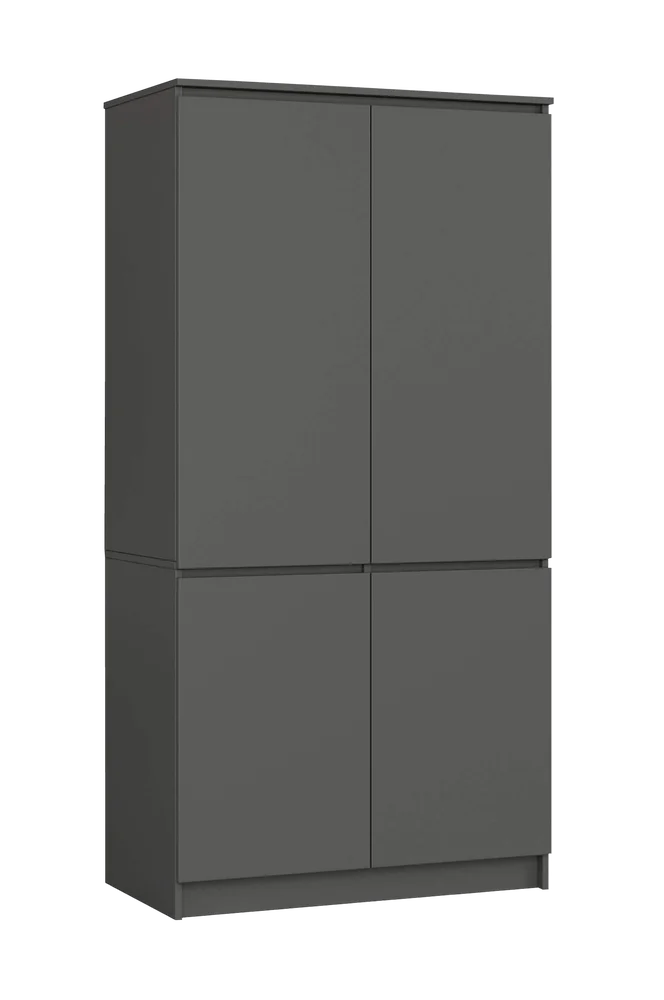 Akord Garderobe med 4 dører – Flerfarget m v:1596133 Akord Garderobe med 4 dører – Flerfarget m v:1596133