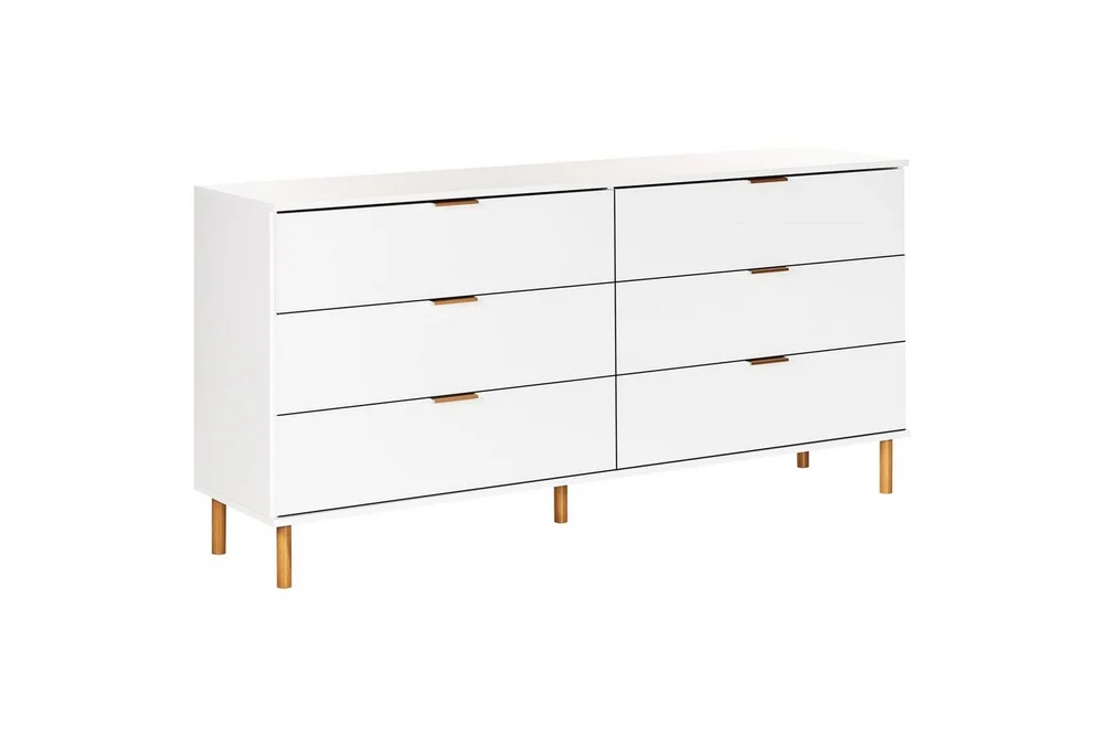 Kommode Walpole hvit, gull v:5957690