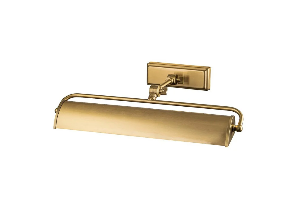 Bildebelysning Elstead Lighting Winchfield 445x127x318 mm, Aldret Messing v:9549705 Bildebelysning Elstead Lighting Winchfield 445x127x318 mm, Aldret Messing v:9549705