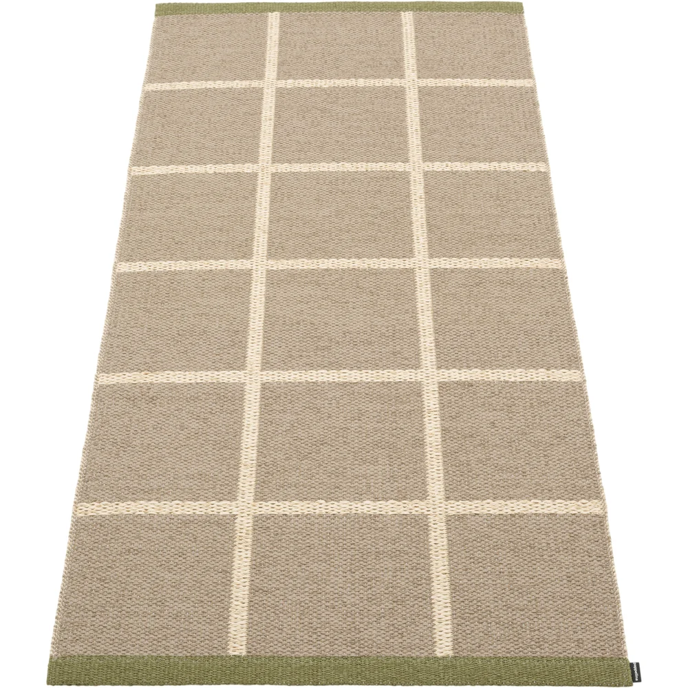 Criss Plastmatte Potato / Cream / Pine, 70×150 cm v:9618294